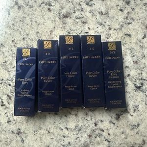 Estee lauder lipsticks，5 full size